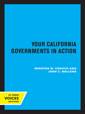 cover image of Your California Governments in Action